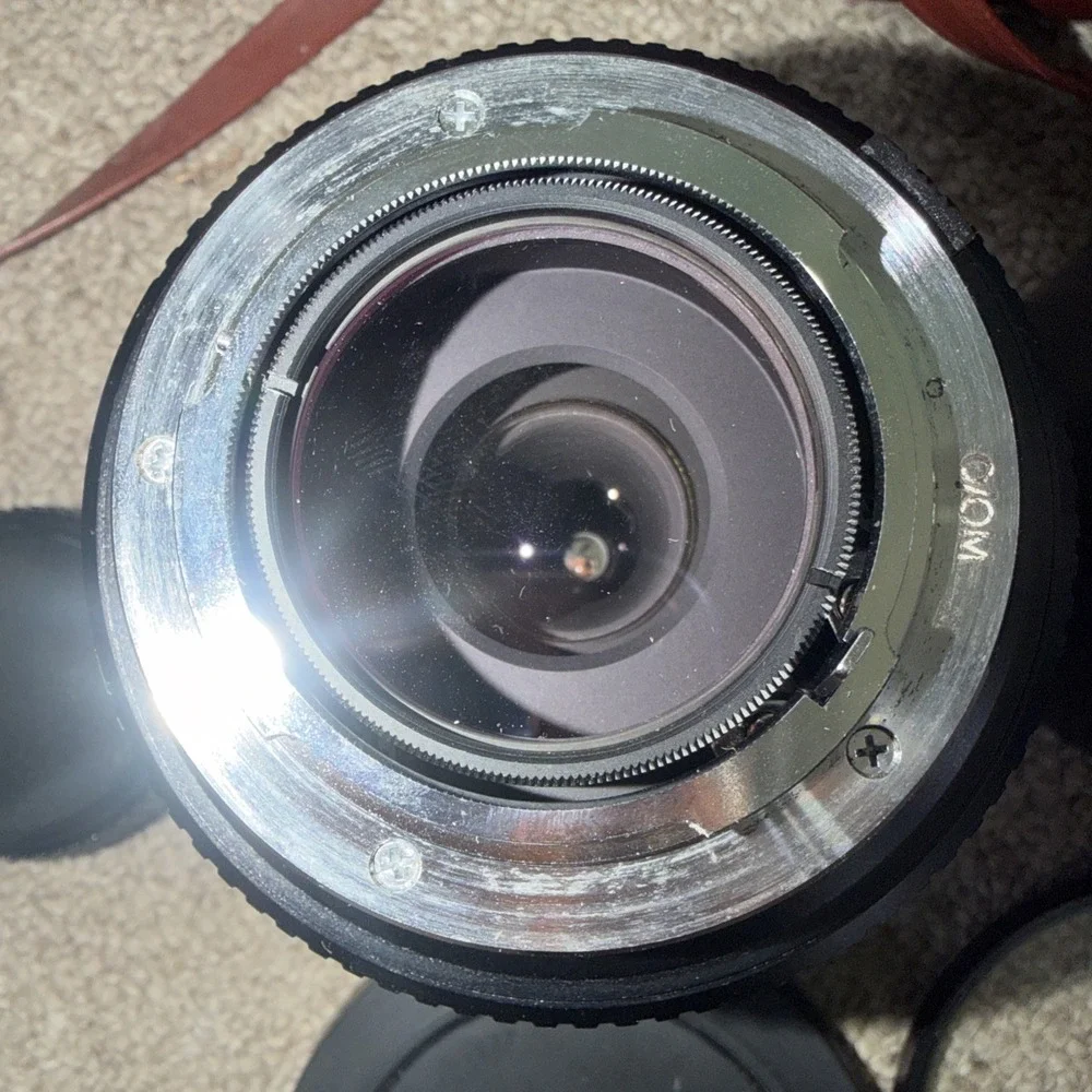 OLYMPUS OM TOKINA RMC 500MM 8 MIRROR LENS FOR SLR‎ CAMERA CAPS CASE & FILTERS